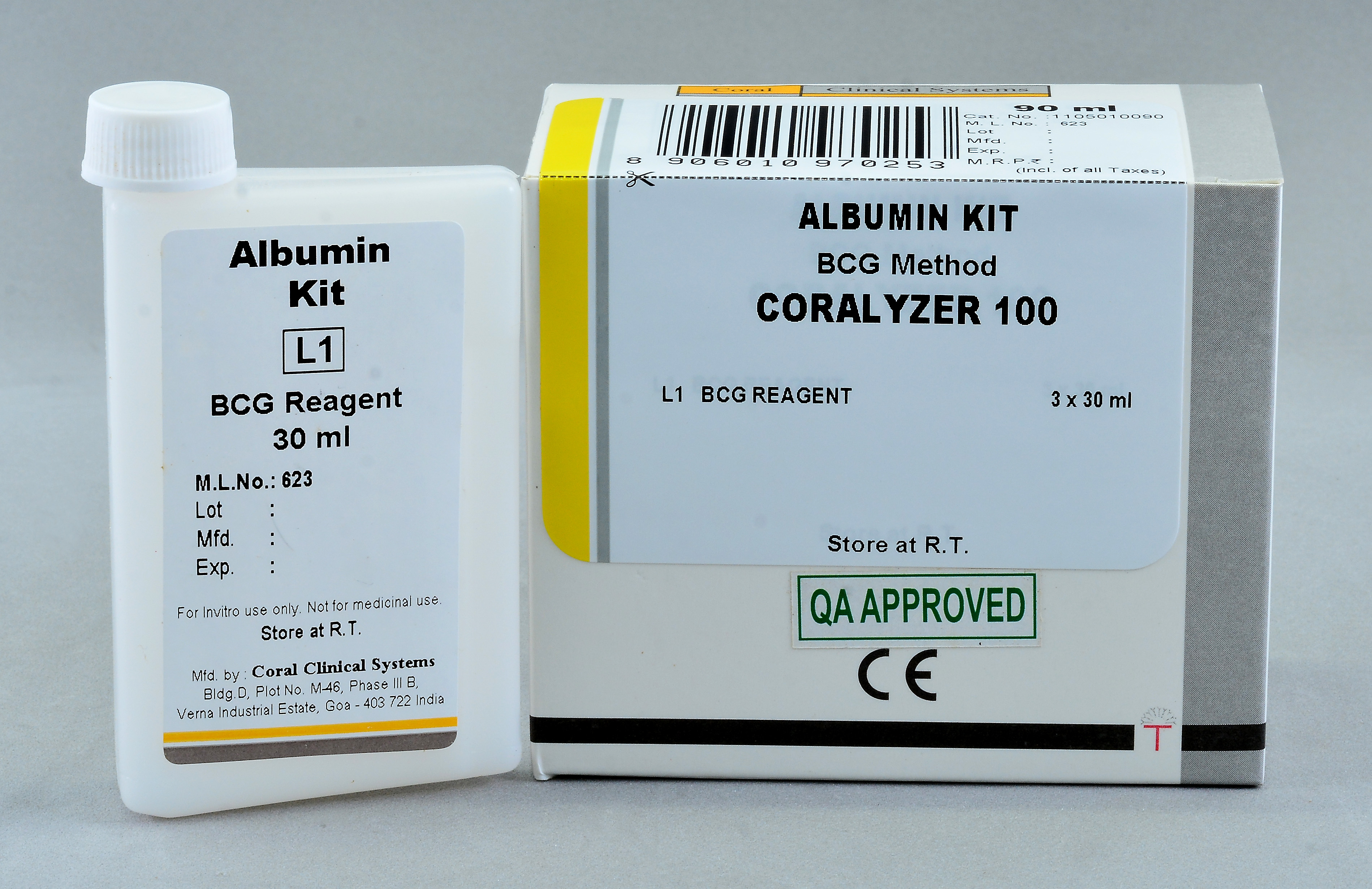 Coralyzer 100 System Pack Albumin