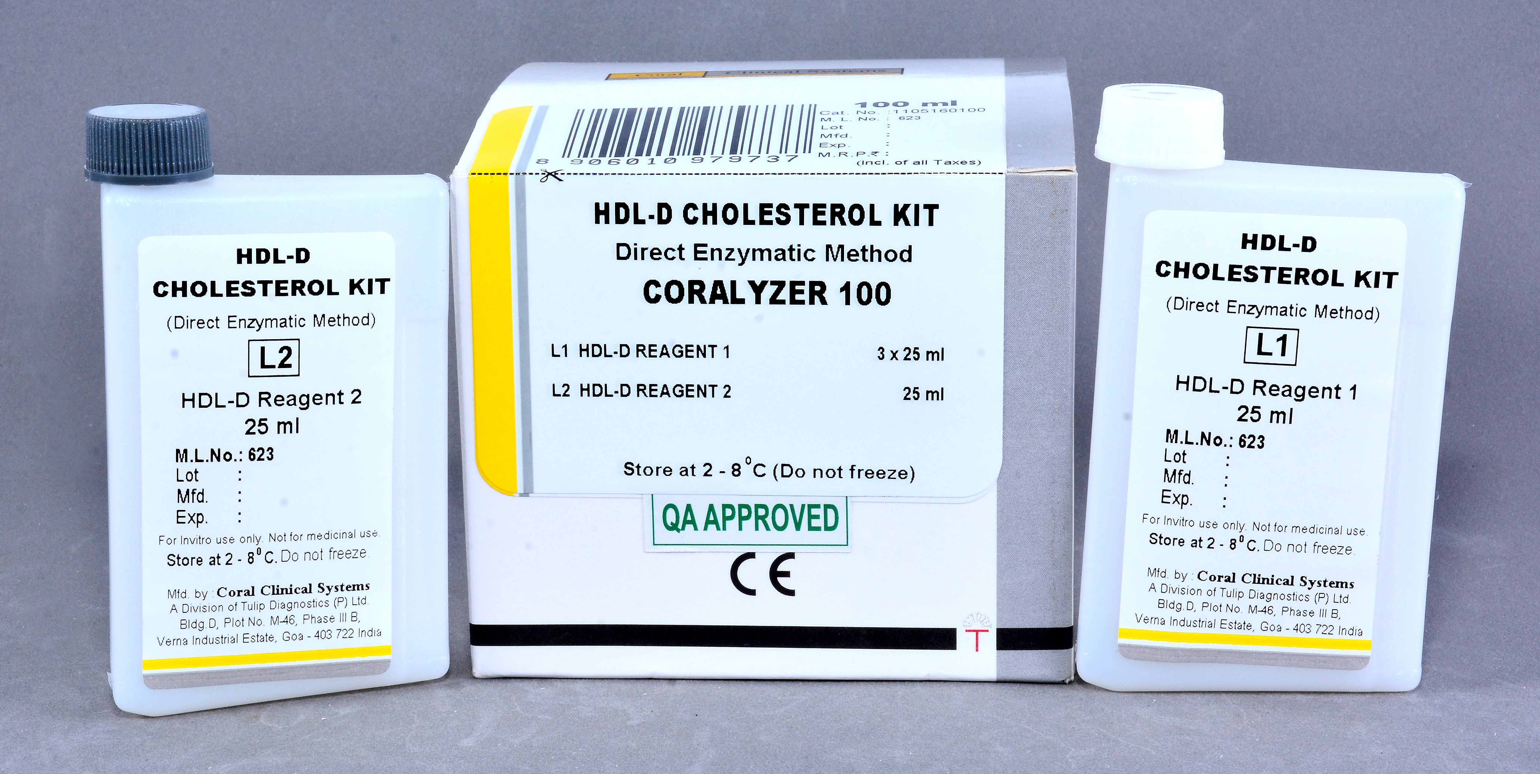 Coralyzer 100 System Pack HDL- Cholesterol