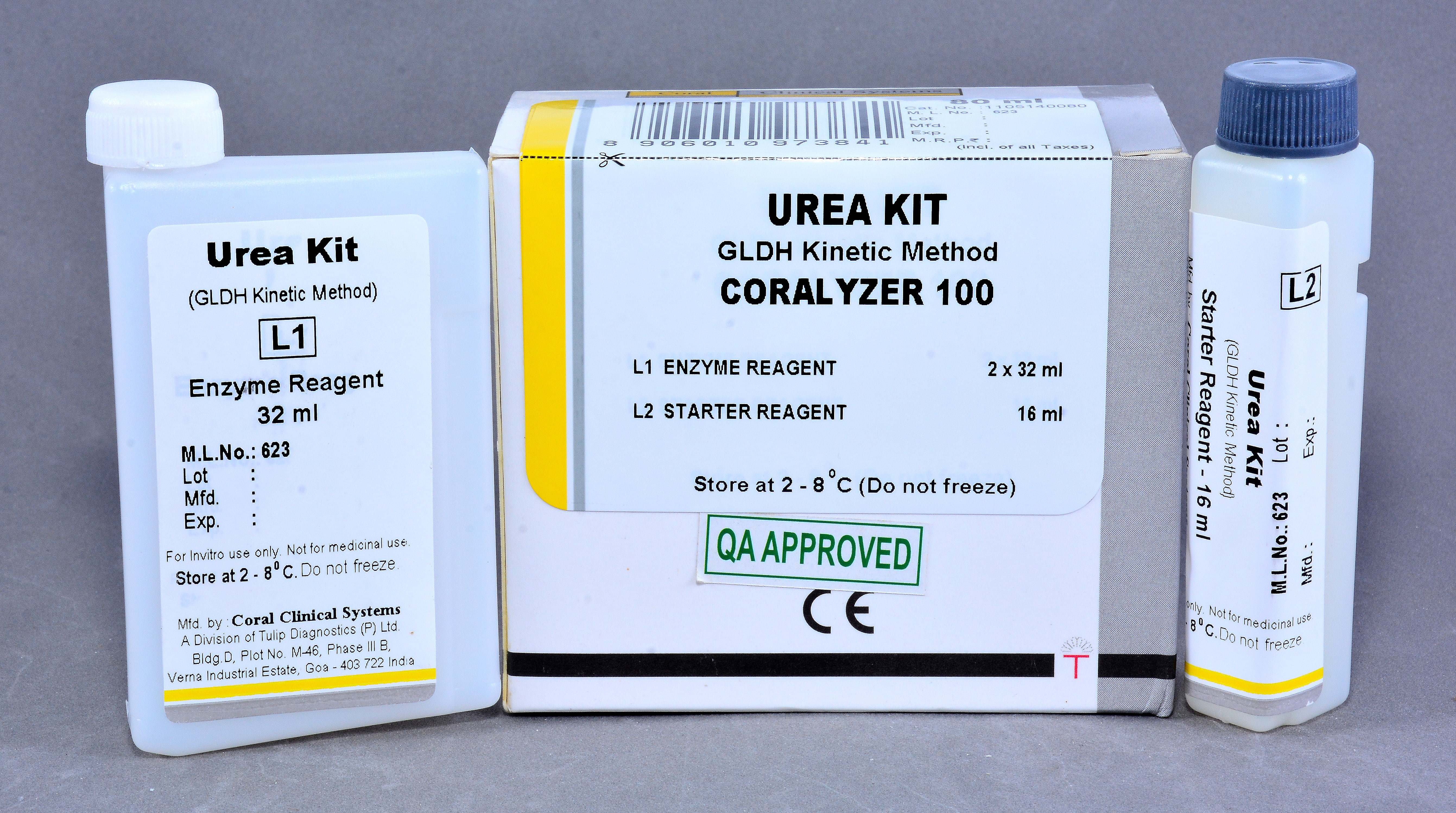 Coralyzer 100 System Pack Urea GLDH